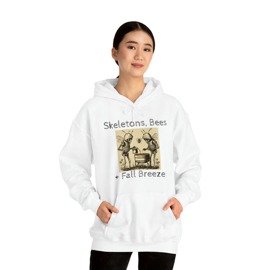 Skeletons, Bees + Fall Breeze Unisex Heavy Blend™ Hooded Sweatshirt